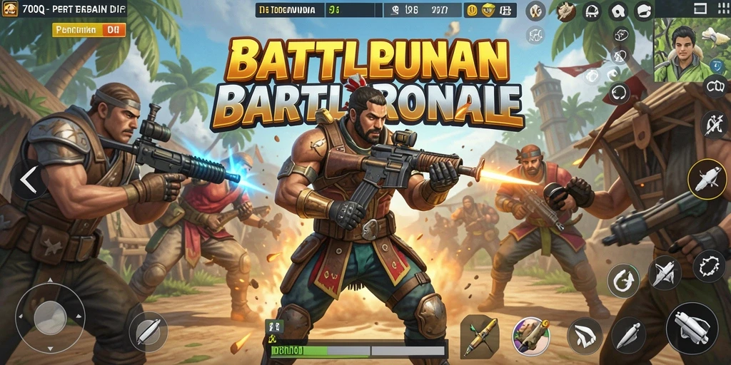 Tampilan gameplay seru di 700Q dengan momen pertempuran intens.