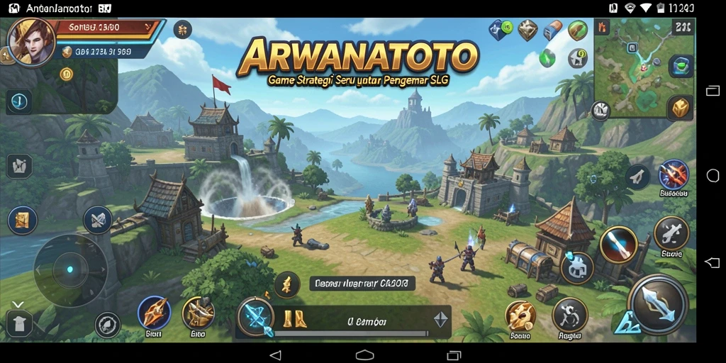 Tampilan gameplay ARWANATOTO yang menakjubkan dan mengasyikkan.