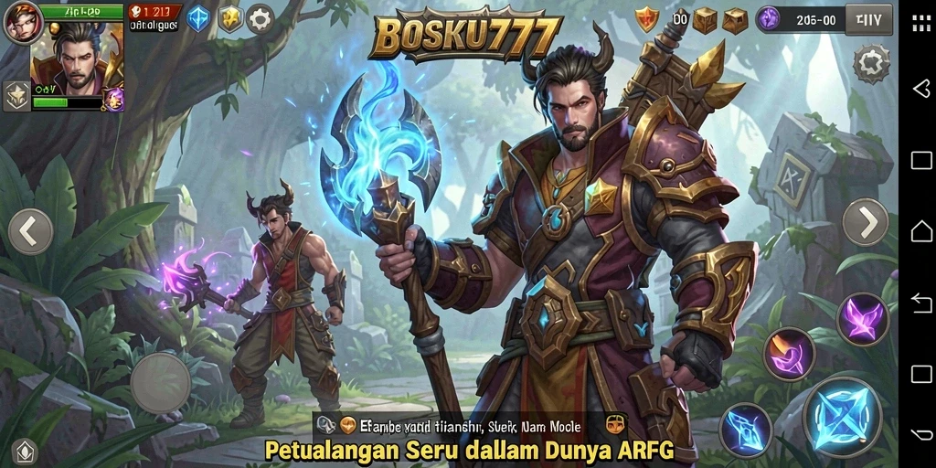 Tampilan gameplay BOSKU777 yang seru dan menantang.