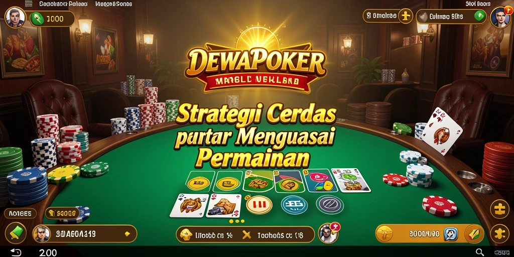 Tampilan menarik dari gameplay DEWAPOKER yang penuh strategi.