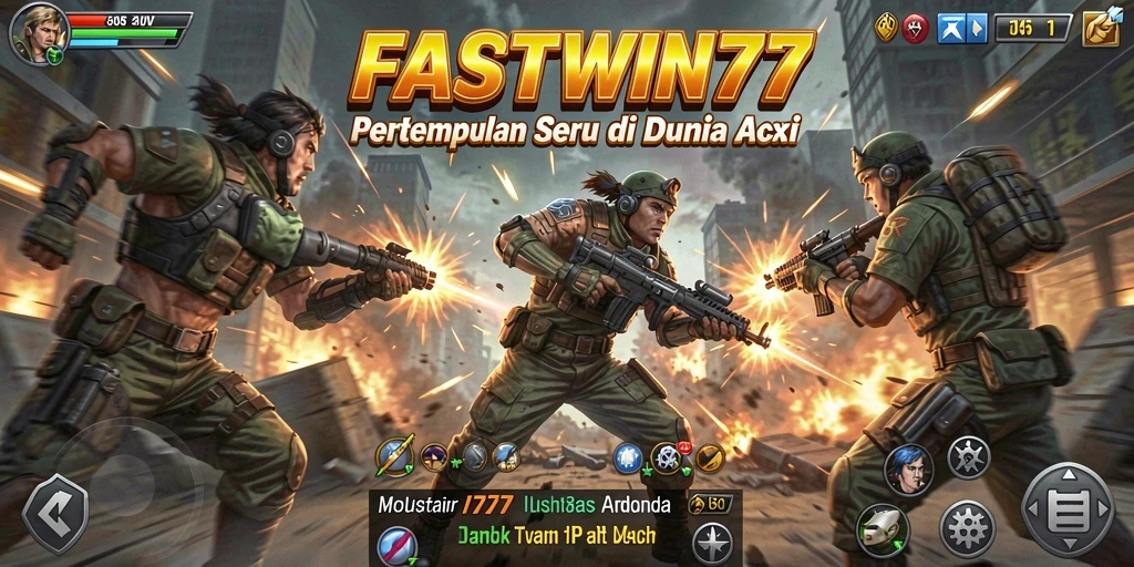 Tampilan seru gameplay FASTWIN77 yang menegangkan dan penuh aksi.