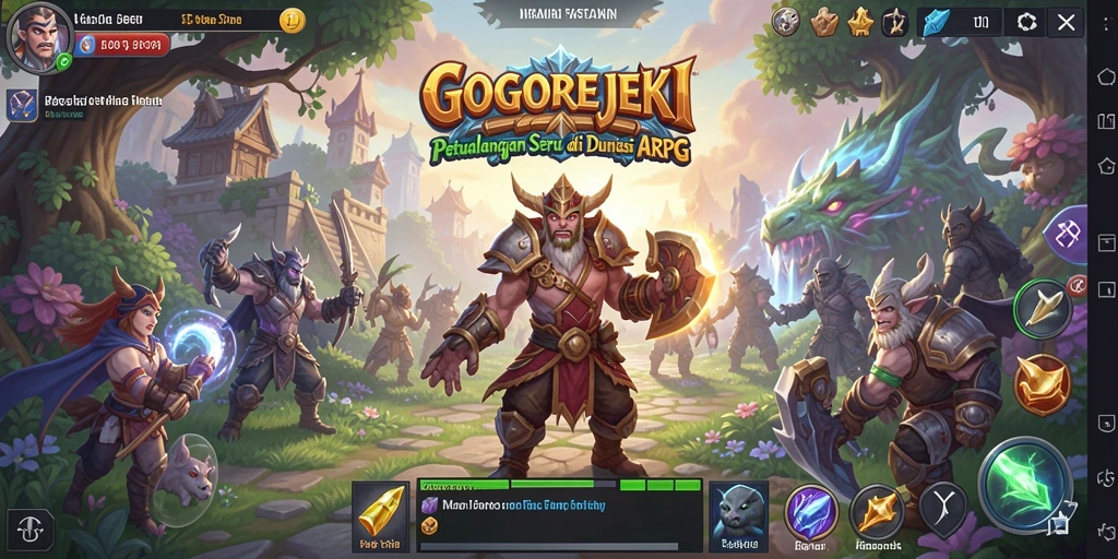 Gameplay GOGOREJEKI yang menegangkan dan menarik.