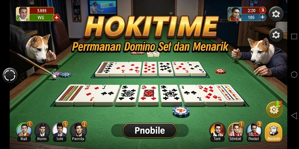 Tampilan gameplay Domino yang mengasyikkan dan penuh tantangan.