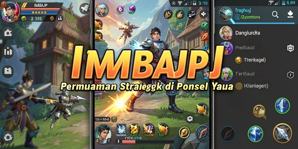 Tampilan menarik dari gameplay strategi IMBAJP yang menantang.