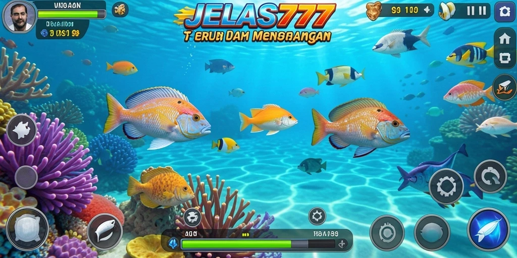 Gameplay seru Tembak Ikan di JELAS777.