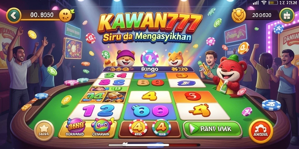 Tangkap momen seru saat bermain Bingo di KAWAN777.