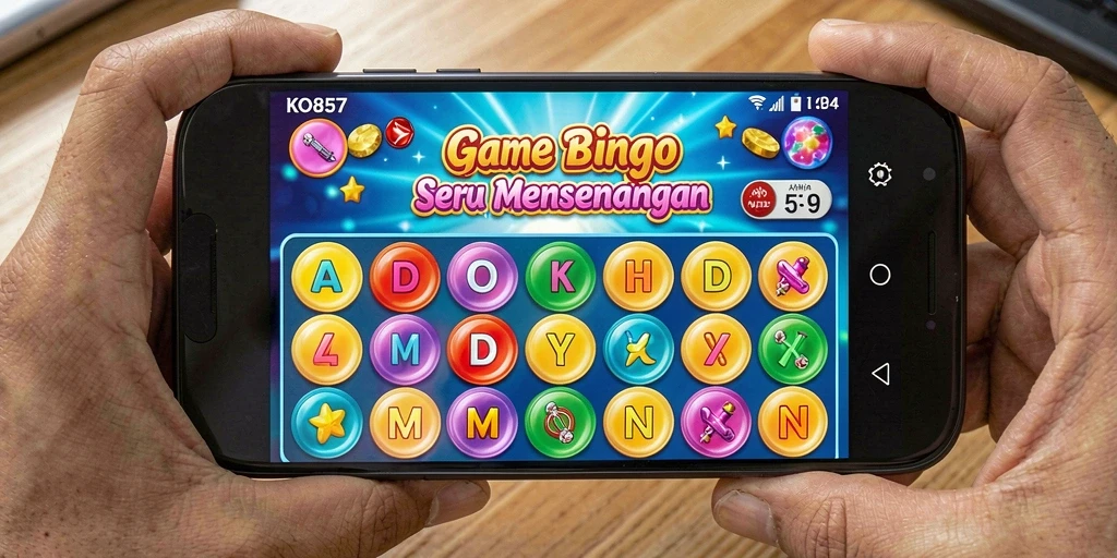 Tampilan gameplay KO857 yang penuh aksi dan seru dalam permainan Bingo.
