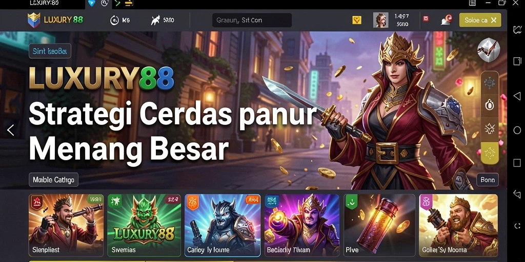 Gameplay seru LUXURY88 dengan berbagai strategi unik.