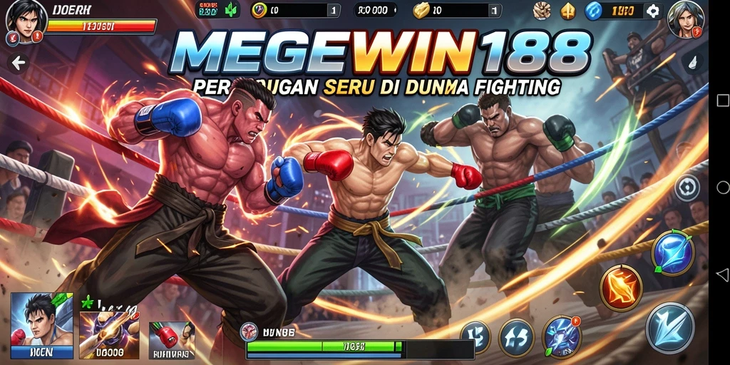 Screenshot MEGEWIN188 menampilkan aksi pertarungan yang mendebarkan.