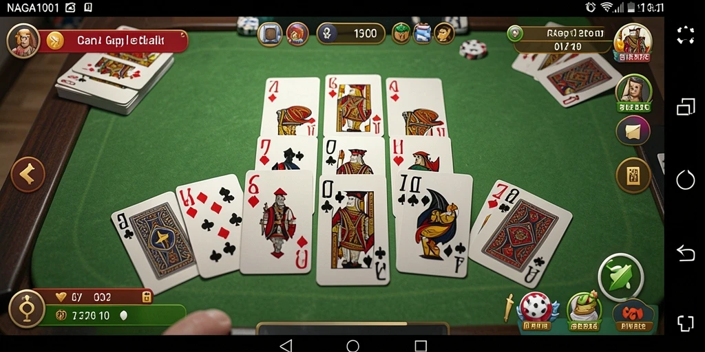 Tampilan gameplay yang menarik dari NAGA1001, memanjakan mata pemain.