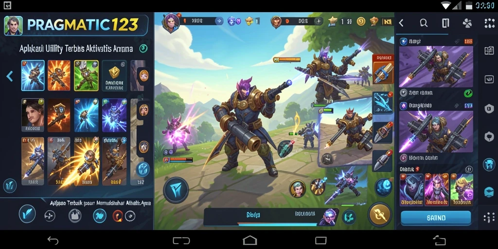 Screenshot aplikasi PRAGMATIC123 menampilkan antarmuka yang intuitif.