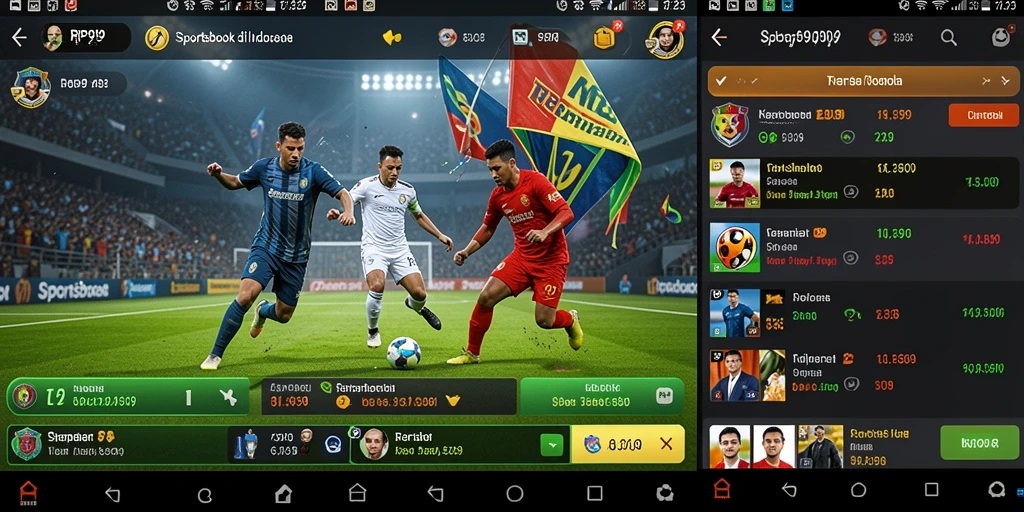 Tampilan gameplay menarik dari RP99 dalam taruhan Sportsbook.