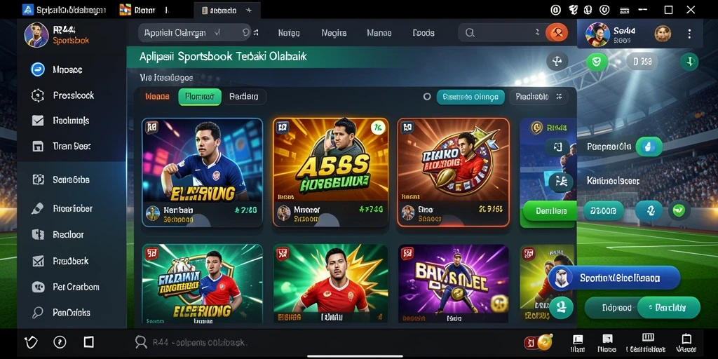 Screenshot utama gameplay <strong>RR44</strong> menunjukkan antarmuka yang menarik untuk taruhan olahraga.
