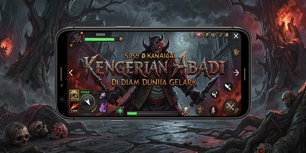 Tampilan gameplay S9S9 yang mencekam dan menegangkan.