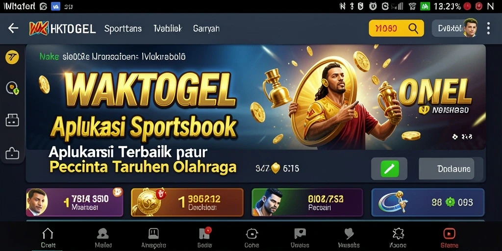 Tampilan gameplay <strong>WAKTOGEL</strong> menunjukkan pengalaman taruhan olahraga yang menarik.